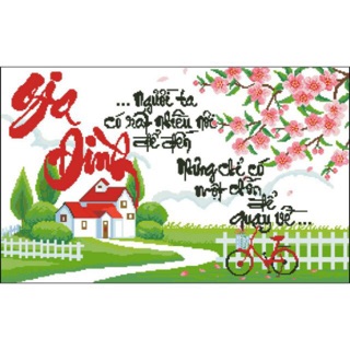 Combo 3 bức tranh thêu