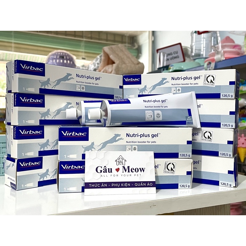 Gel dinh dưỡng Nutri-plus gel bổ sung vitamin và các khoáng chất cần thiết cho chó, mèo mẹ mèo con, đang bị ốm mang thai