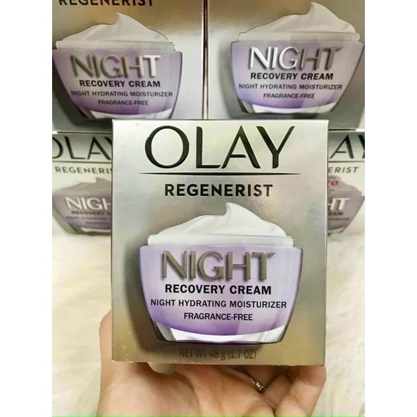 [ Hàng Mỹ Bao Check] Kem Olay Mỹ,Olay đêm tím dưỡng da ban đêm Olay Regenerist Night Recovery Cream 48gr