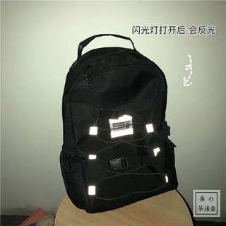 [order] Balo ulzzang nam nữ full đen phản quang