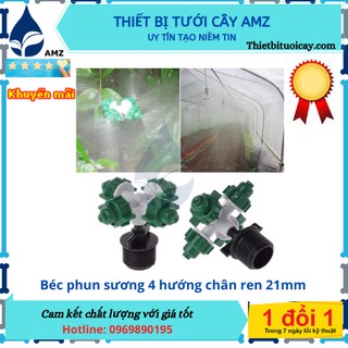 20 béc phun sương 4 hướng kèm chân ren 21