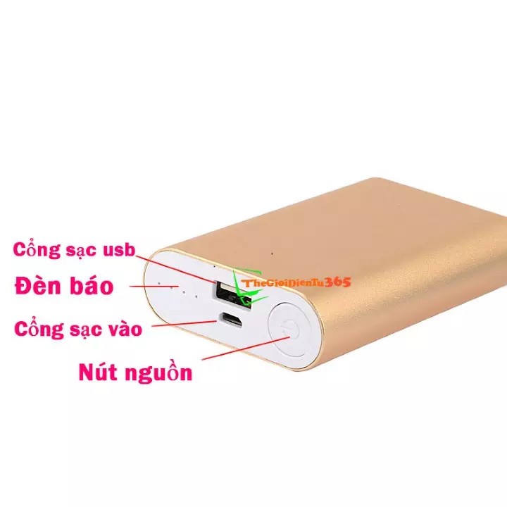 Pin dự phòng mini mẫu mới 2021  FREE SHIP  Sạc cầm tay dung lượng lớn 20000mah 18W tặng cáp sạc nhanh nhỏ gọn vỏ thép