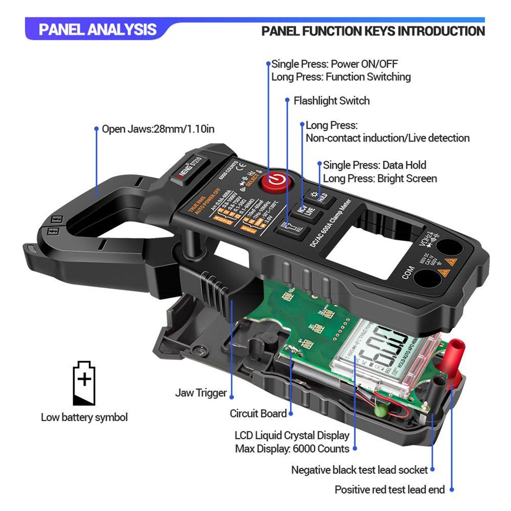 Kẹp Đo Điện PISTA Độ Chính Xác Cao 6000 Bước