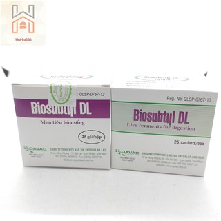 Men tiêu hoá biosubtyl dl - hộp 25 gói