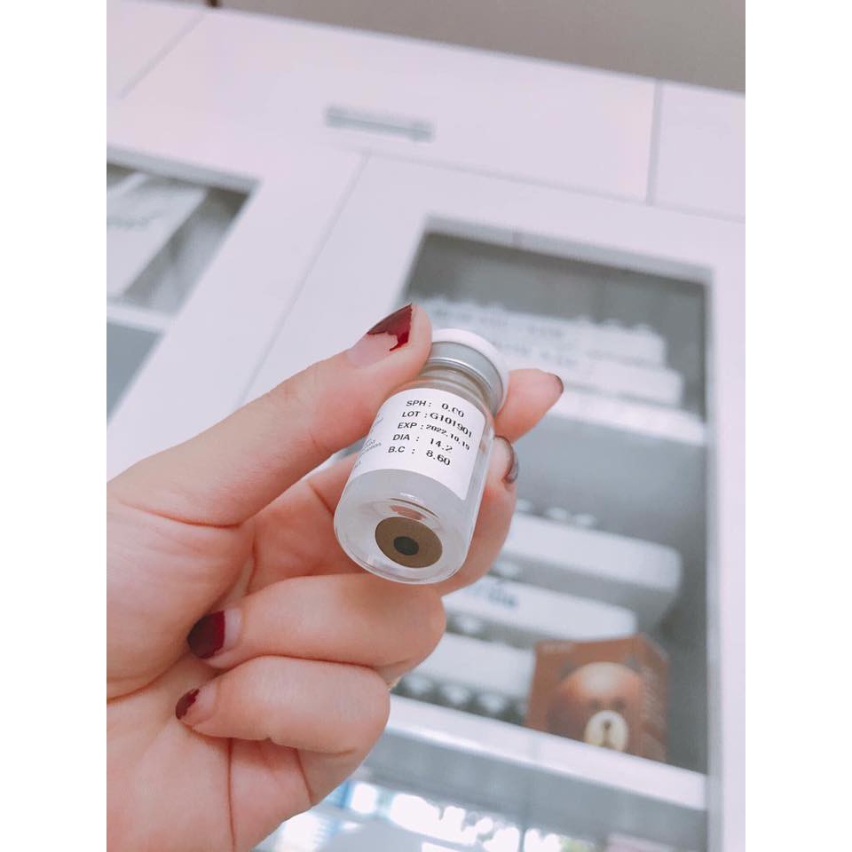 Lens thẩm mỹ Iris - Kính áp tròng che khuyết điểm - Silicone Hydrogel đeo 24h/ngày, HSD 6 tháng
