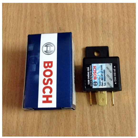 Rơ le Bosch 4 chân - 5 chân to 12V 30A