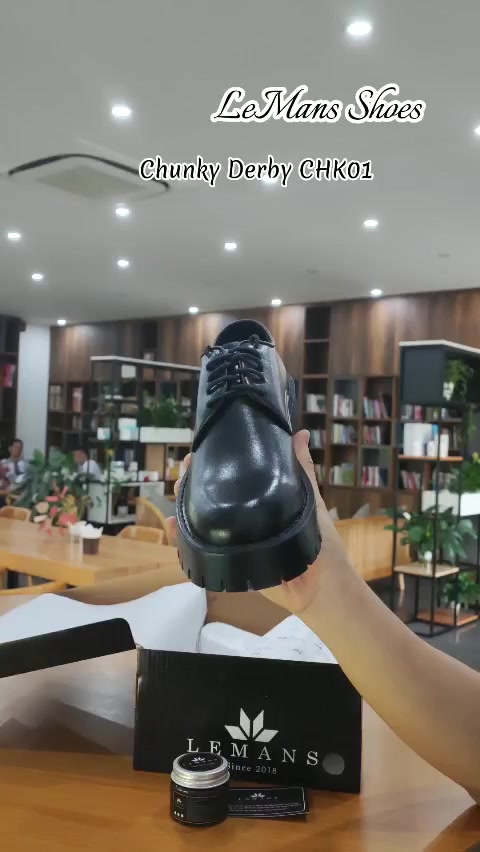 [JUNO CHUNKY DERBY] Giày Juno Chunky Derby LEMANS CHK01 nam da bò thuộc nguyên tấm, bảo hành chính hãng 24 tháng | BigBuy360 - bigbuy360.vn