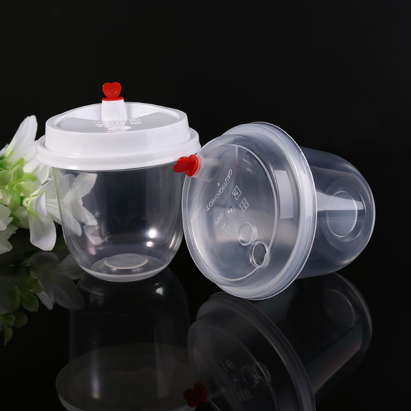 Bộ 2 Hộp Nhựa Trong Suốt Đựng Sữa Bột
