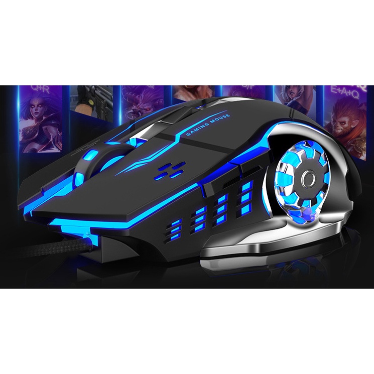 Chuột gaming có dây AULA S20 - Đèn LED RBG - Hàng chính hãng có sẵn