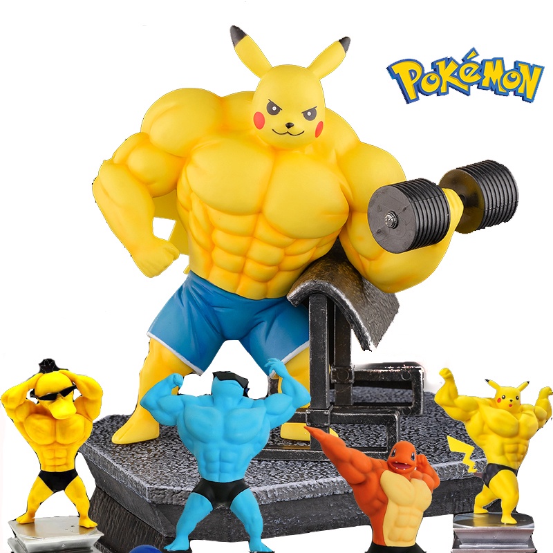Mô Hình Đồ Chơi Pikachu Cơ Bắp Độc Đáo Cho Trẻ Em