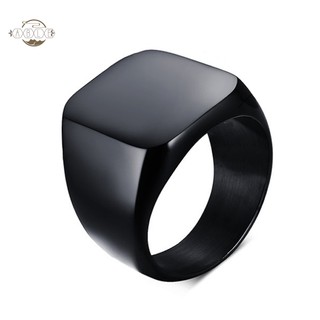 Nhẫn thép titanium phong cách Punk cho nam