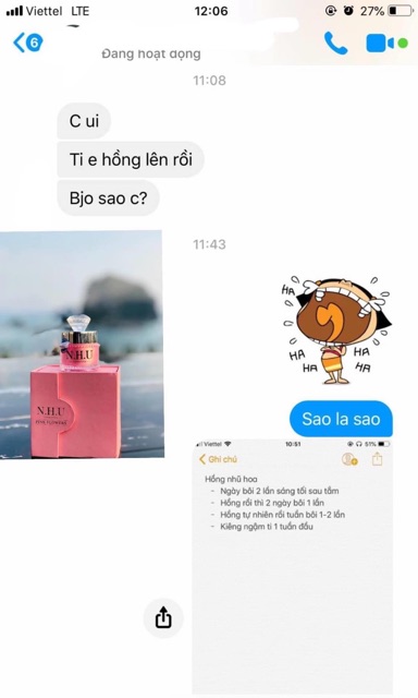 HỒNG NHŨ HOA THÁI LAN NHU - Hồng Môi - Hồng Bikini chính hãng hiệu quả sau 7-12 ngày