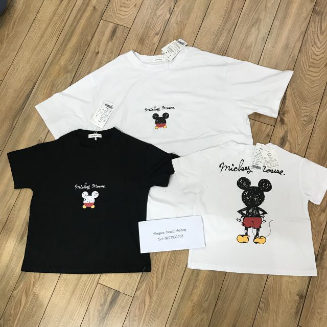 Áo Thun Micky Cotton Hàng Quảng Châu Cao Cấp Cho Bé