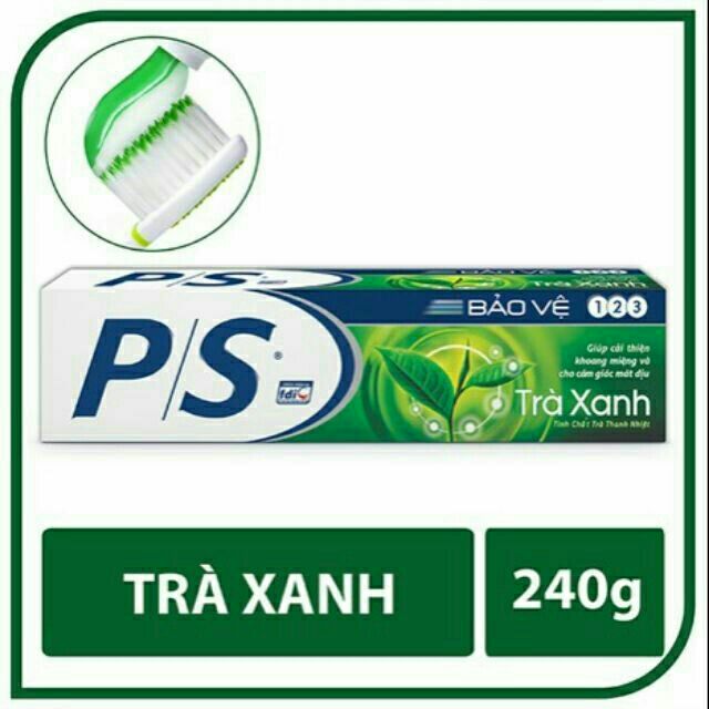 Kem Đánh Răng P/S Bảo Vệ 123 Trà Xanh 240g