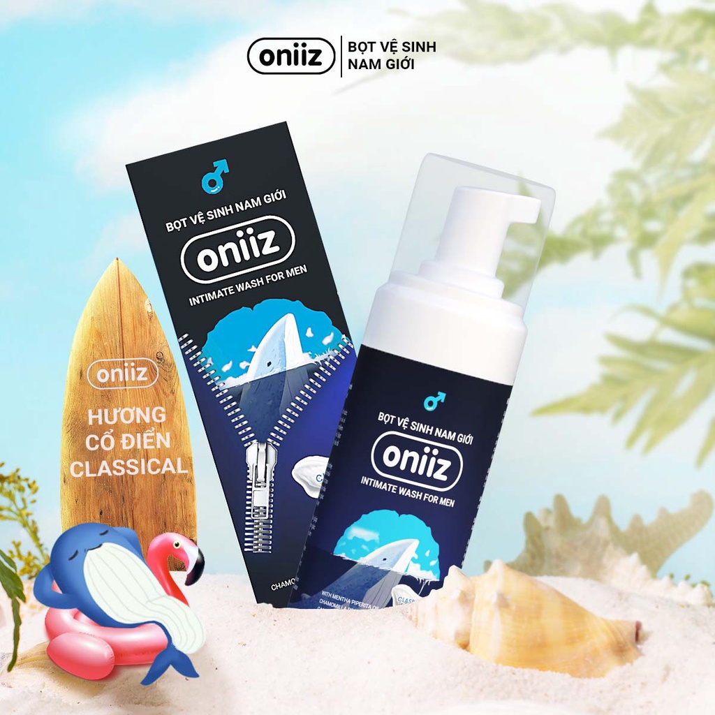 Bọt vệ sinh nam giới Oniiz Dung dịch tạo bọt 100ml