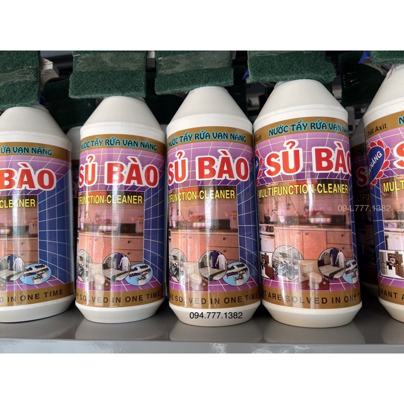 NƯỚC TẨY RỬA VẠN NĂNG SỦ BÀO (PLU 80)