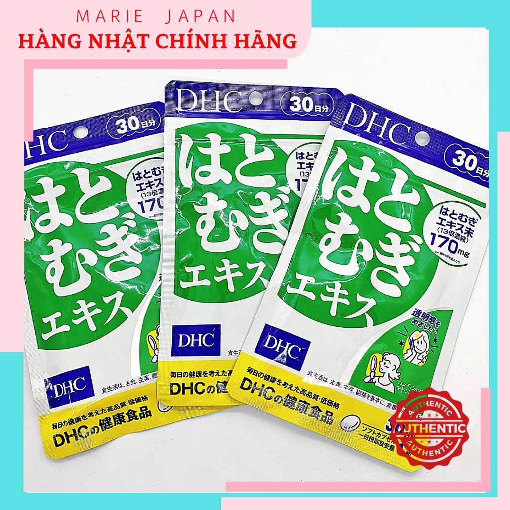 Viên Uống Trắng Da DHC Adlay Extract Nhật Bản Gói 30 Ngày