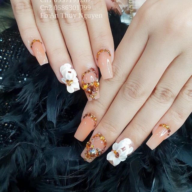 Móng tay giả Nail thiết kế bộ 24móng