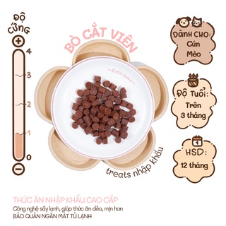 Thức Ăn Treat Bánh Thưởng Cho Chó Mèo Bò Dạng Viên Sạch Răng Cái Thiện Tiêu Hóa Cung Cấp Protein DOGGOSTYLE