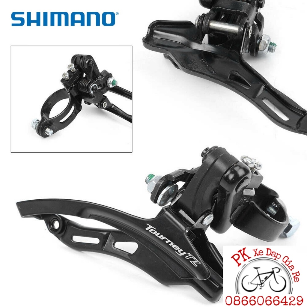 Sang đĩa xe đạp SHIMANO TOURNEY FD-TZ510, Gạt đĩa Shimano chính hãng