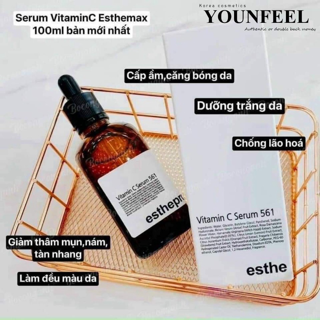 💦💦💦Serum Esthemax Vitamin C 100ml ☘️☘️☘️ESTHEMAX VITAMIN C SERUM 561 có khả năng đáp ứng nhanh sau vài ngày, đa phần ng