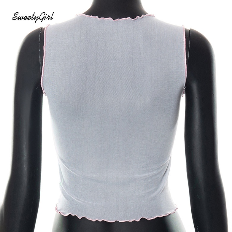 Áo Tank Top Cổ Tròn In Họa Tiết Mèo Hoạt Hình Màu Xanh Lá Sáng Thời Trang 2022 Cho Nữ