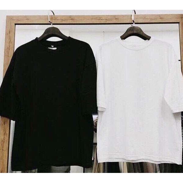 áo thun tay lỡ nam &amp; nữ FOME RỘNG có chọn size, chất thun xịn DT0N14