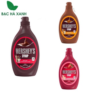 Sốt caramel/ socola/ dâu hershey chai 623gr