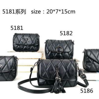 Túi da mềm đeo chéo nữ size 20