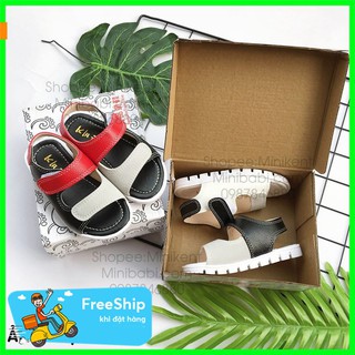 [ Big Sale ] Dép Sandal 2 quai đế mềm cho bé chân 13-15.5cm áo dài bé trai