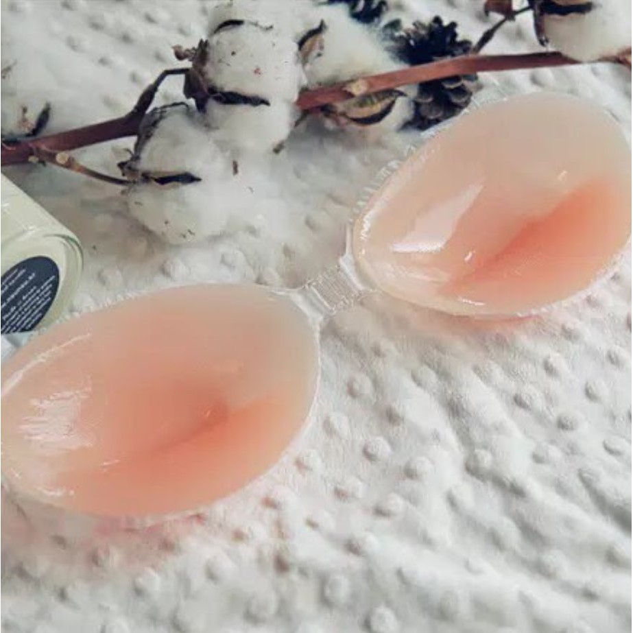 Áo ngực dán silicon tạo khe ngực khóa gài giữa dùng mặc đầm cưới hoặc đi tiệc