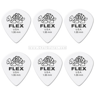 Usa 6 dunlop tortex flex jazz size 1.35mm - phím đàn guitar - pick - picks