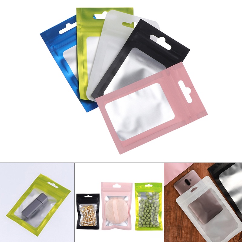 Bộ 20 Túi Zip Nhôm Đựng Thực Phẩm Có Thể Tái Sử Dụng Tiện Lợi