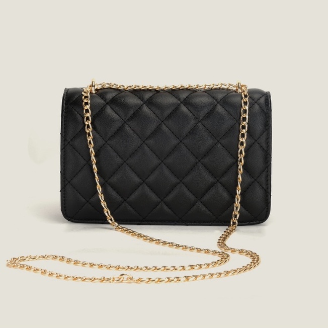 🌸Hàng Order🌸 Túi Xách Nữ CEEKAY Kẻ Lưới Da Trần Quai Da Phối Xích Kèm Vật Trang Trí Sang Chảnh Nữ Tính 🌸Hàng Quảng Châu