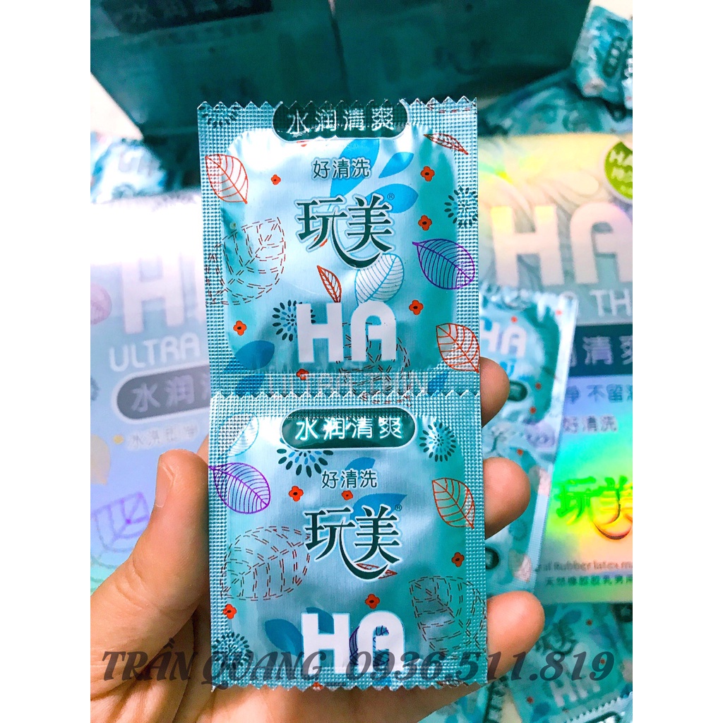 Bao cao su HA_Hộp 100 chiếc_Hàng nội địa Trung