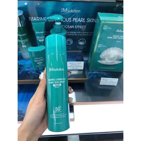 xịt chống nắng JM Solution chính hãng 100% nâng tone tự nhiên