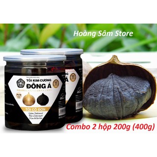 ✅(Chính hãng) Combo 2 hộp Tỏi đen kim cương Đông Á-mỗi hộp 200g