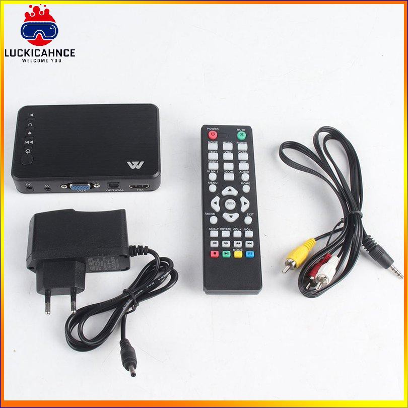 Máy Phát Đa Phương Tiện Full 1080p Hdmi-Compatible Vga Av Usb Mini H7 | BigBuy360 - bigbuy360.vn