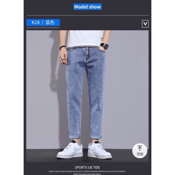 Quần jean bò baggy nam nữ ống suông rộng Unisex hàng Quảng Châu phong cách Hàn Quốc sành điệu style 2021 - HAPONO-MJ031 | WebRaoVat - webraovat.net.vn