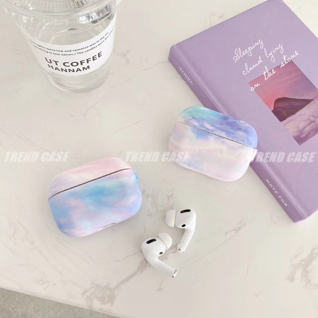 Vỏ Đựng Bảo Vệ Hộp Sạc Tai Nghe Airpods 1 / 2 Hình Bầu Trời Sao Xinh Xắn