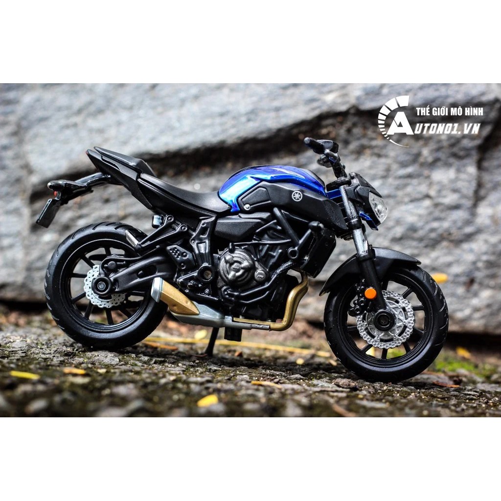 MÔ HÌNH XE YAMAHA MT-07 2018 1:18 MAISTO 7069