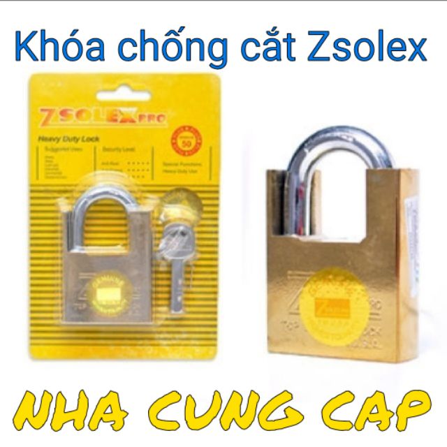 (GIÁ HỦY DIỆT) Ổ KHÓA CHỐNG CẮT SIÊU BỀN ZSOLEX