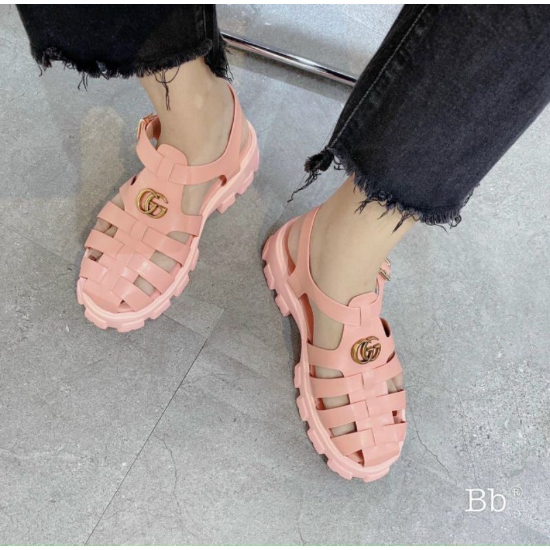 c Sandal Rọ Hồng Gc 5p Da Mềm Fullbox Bill Túi Cao Cấp