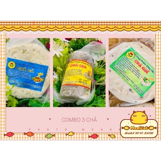 COMBO 3 CHẢ CHAY ( 500g Chả cá- 500g Chả Lụa- 500g Chả quế) giảm 8%, chỉ bán tại TPHCM