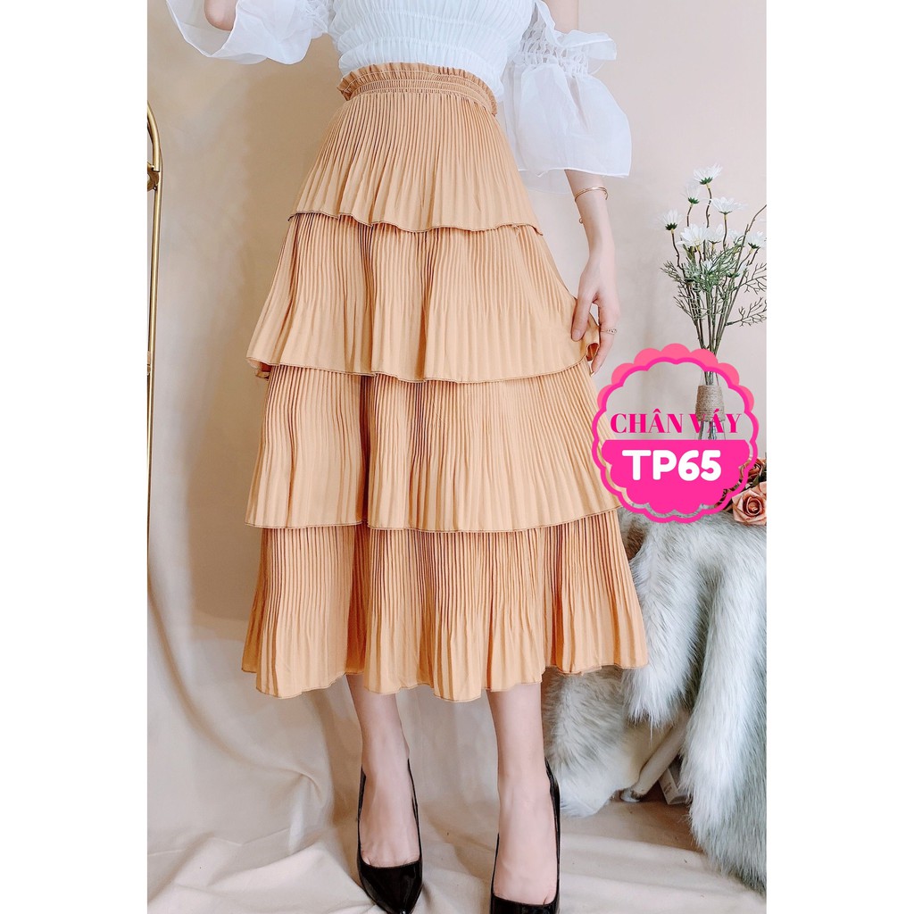 CHÂN VÁY XẾP LI TẦNG DÀI -  CHÂN VÁY TẦNG XINH XẮN TP65 ⚡FREESHIP⚡100% ẢNH THẬT⚡ NN CHUYÊN SỈ - NN STORE | BigBuy360 - bigbuy360.vn