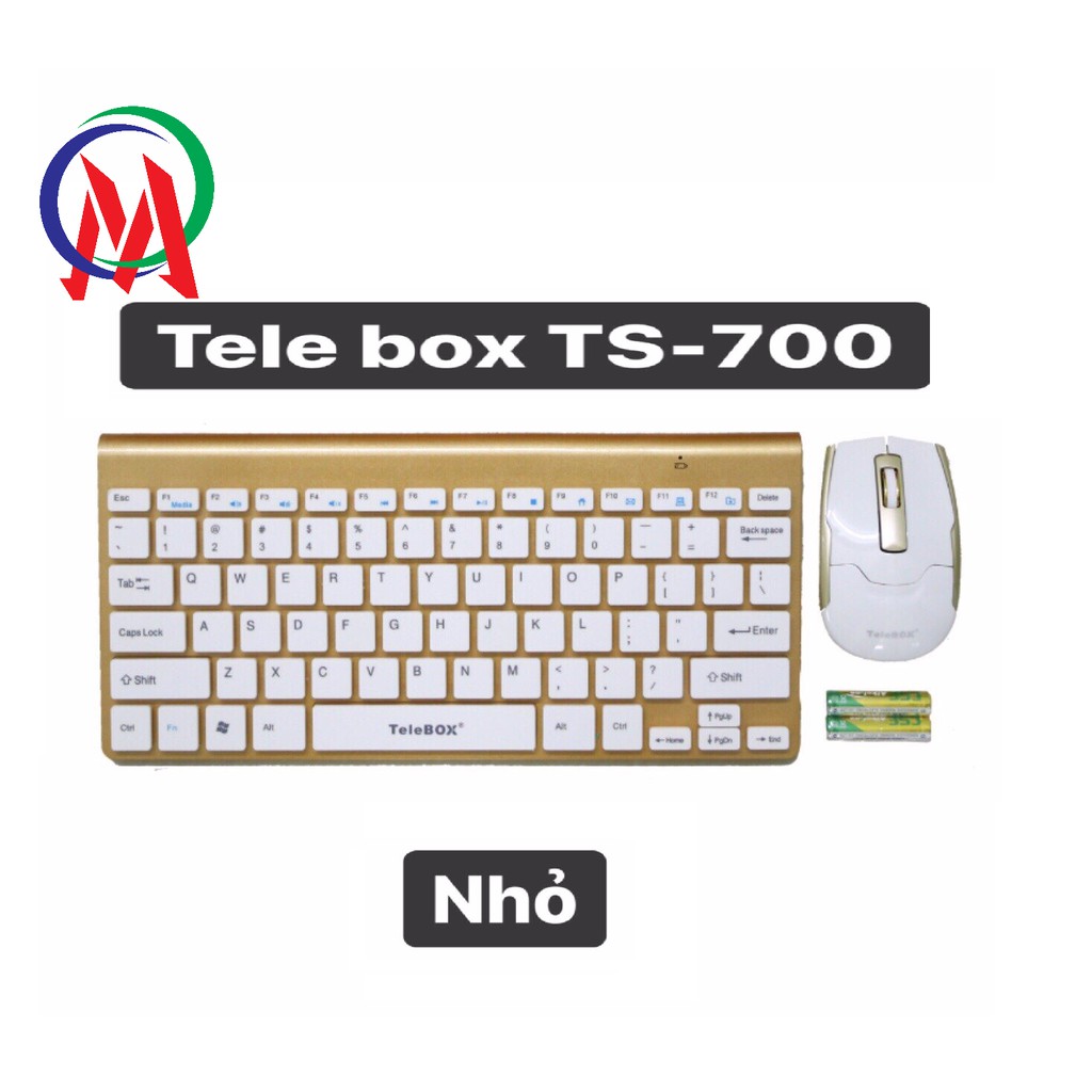 Combo phím chuột tele box TS-700 loại nhỏ CH