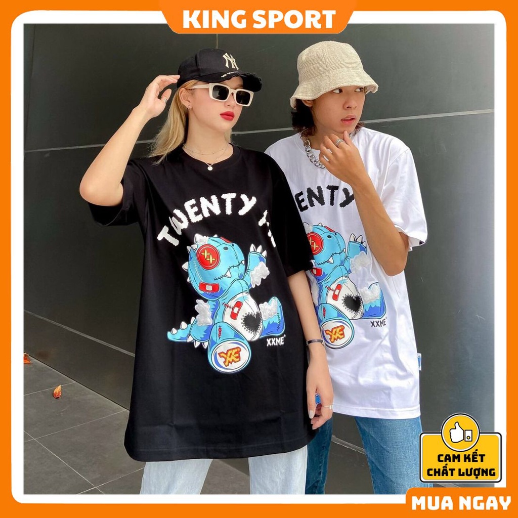 Áo thun nam nữ tay lỡ Cube Smoke Tee form rộng Unisex Oversize thoáng mát cao cấp giá rẻ KING SPORT