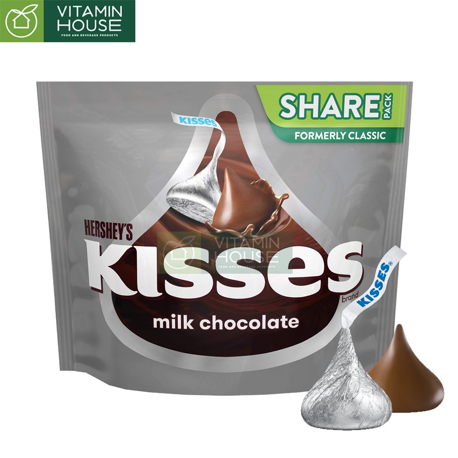 Kisses Milk Chocolate 306g - Socola sữa Kisses Mỹ [VITAMIN HOUSE]