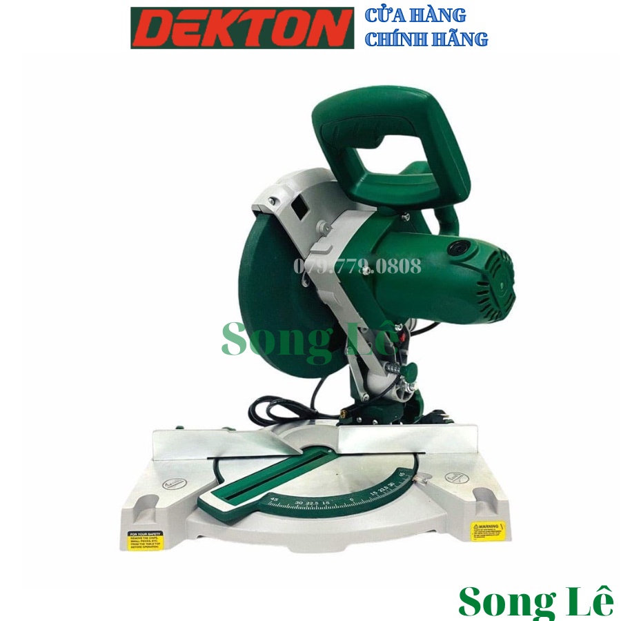 Máy Cắt Nhôm Dekton DK210 - Tặng kèm Lưỡi - Bảo Hành 6 Tháng - Cam Kết Chính Hãng