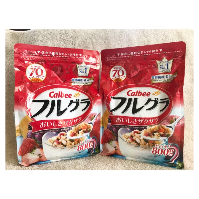 [Hàng Nhật] Ngũ cốc Calbee Nhật Bản 800gram.